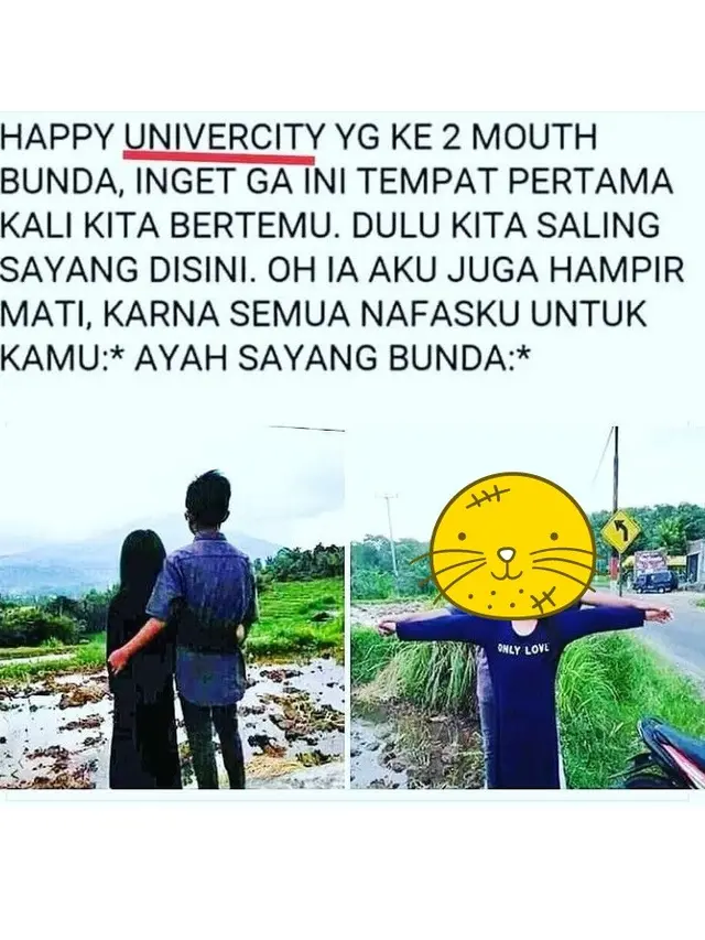 6 Status Facebook Salah Ketik Anniversary Ini Kocak, Netizen: RIP Bahasa Inggris