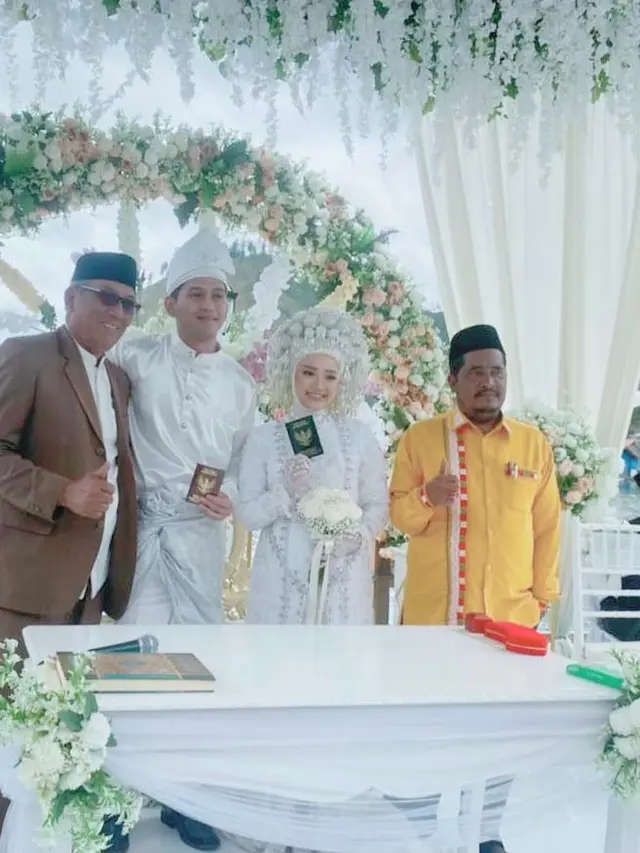 Ilyas Bachtiar dan Nabila LIDA resmi menikah (Foto: Instagram stream_entertainment)