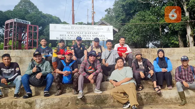 PWI Kalsel Hutan Hujan Tropis Kahung Geopark Meratus Kalsel