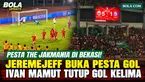 Persija Jakarta berpesta di Stadion Patriot Candrabhaga, Bekasi, setelah menghancurkan Arema FC dengan skor 5-1 pada Rabu (21/10/2026). Saksikan momen selebrasi Alexandre Jeremejeff yang membuka keunggulan Persija lewat gol pertama, dilanjutkan seleb...