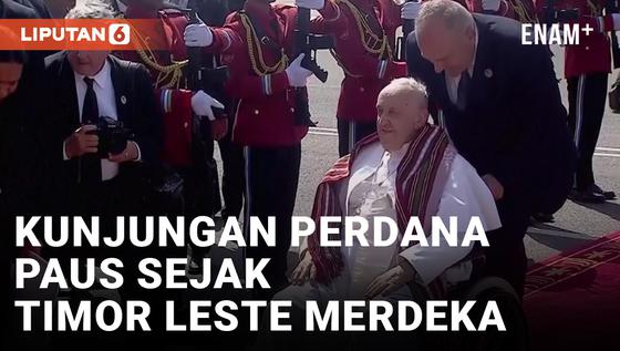 VIDEO: Dari Papua Nugini, Paus Fransiskus Akhirnya Tiba di Timor Leste