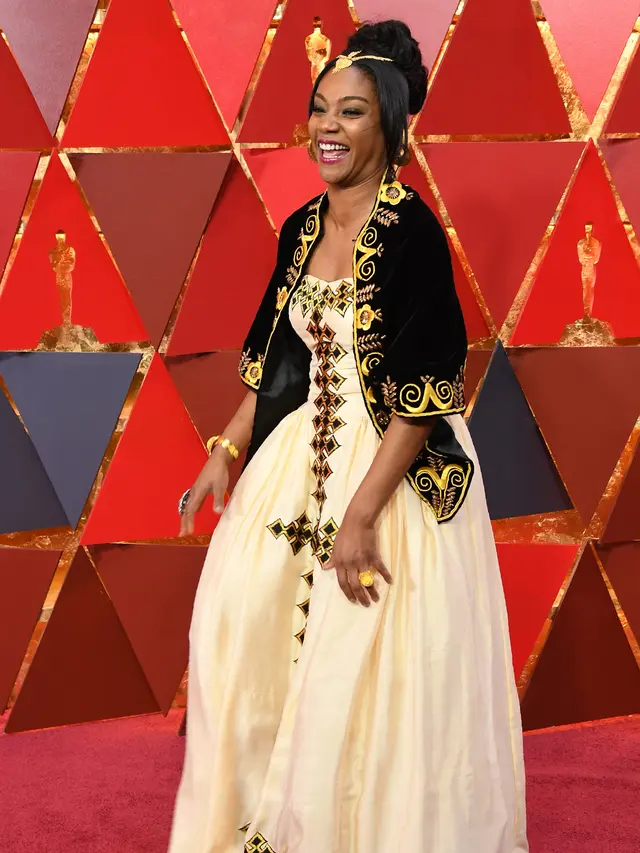 Tiffany Haddish saat menghadiri Academy Awards ke-90 di Hollywood, California