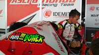 Pebalap Astra Honda Racing Team, Gerry Salim, berpeluang besar menjadi juara ARRC 2017 kelas AP250. (Bola.com/Muhammad Wirawan Kusuma)