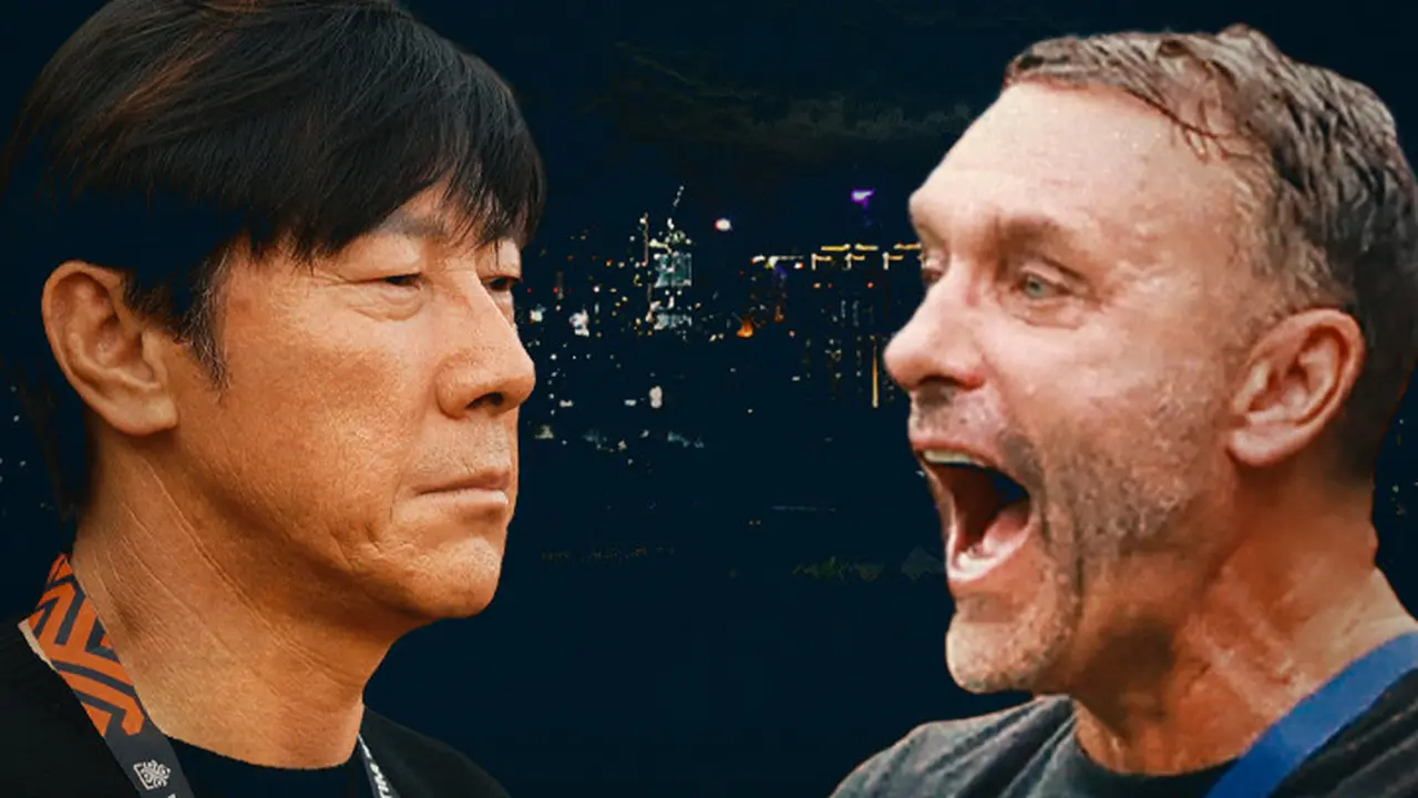Ilustrasi - Shin Tae-yong Vs Thomas Doll