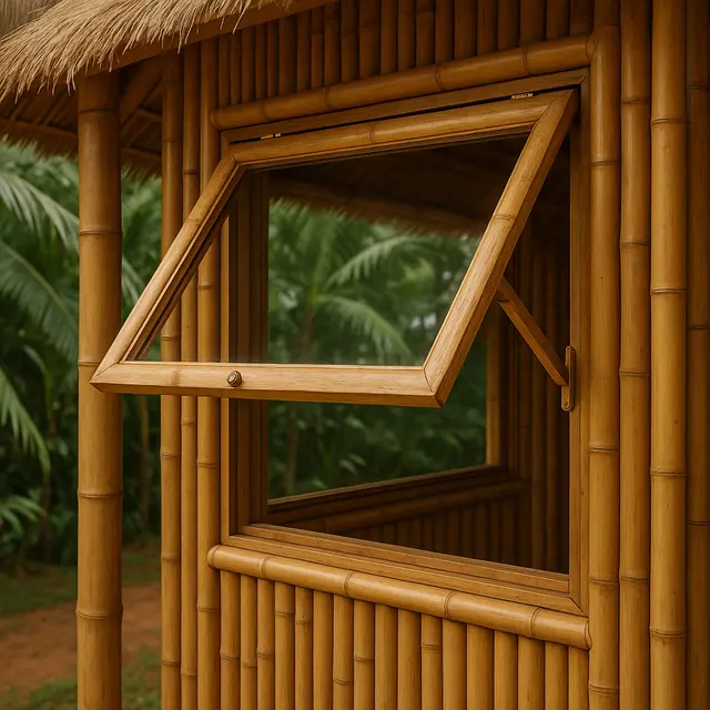 Model Jendela Rumah Bambu yang Cantik untuk Hunian Tropis