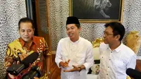 Wakil Ketua Umum DPP Partai Gerindra Ferry Juliantoro pada pertengahan Juni lalu menemui Bupati Purwakarta, Dedi Mulyadi.