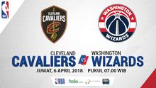 Cleveland Cavaliers Vs Washington Wizards (Bola.com/Adreanus TItus)