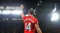 Gelandang Liverpool asal Inggris, Jordan Henderson. (AFP/Glyn Kirk)