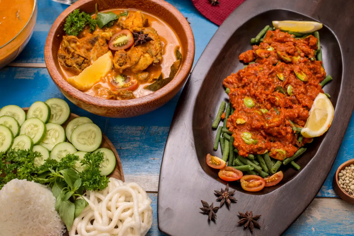Ilustrasi Sayur Pendamping Kari
