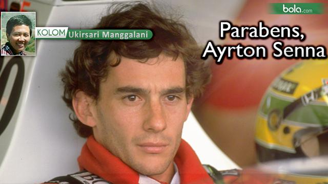 Kolom Ukirsari Manggalani: Parabens, Ayrton Senna (bola.com/Rudi Riana)
