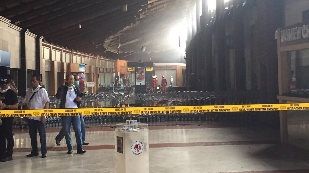 Foto Kebakaran Soetta**