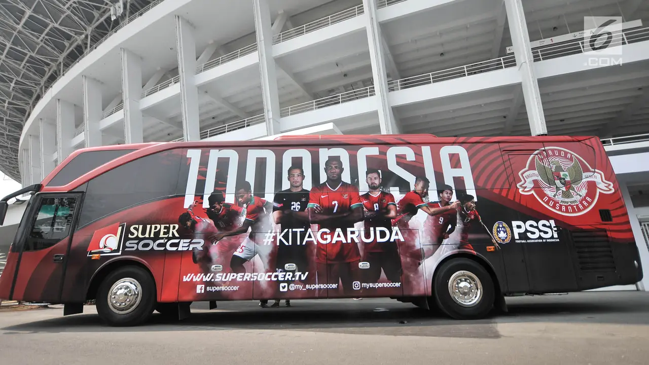 Resmi Diluncurkan, Begini Wujud Bus Baru Timnas Indonesia