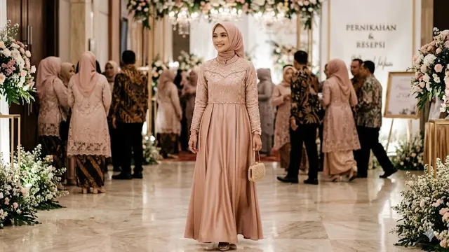 8 Tren Model Dress Simple Elegan Panjang untuk Kondangan 2026, Tampil Memukau