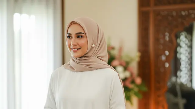 Model Baju Kurung Warna Ivory untuk Lebaran 2026