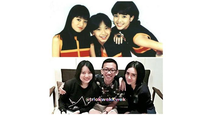 Transformasi Tiga Anggota Trio Kwek Kwek (Sumber; Instagram/triokwekkwek)
