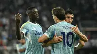 Juventus menang 5-0 atas klub Uni Emirat Arab, Al Ain, dalam laga Grup G Piala Dunia Antarklub 2025 di Audi Field stadium, Washington, DC, Kamis (19/6/2025) dini hari WIB. (ROBERTO SCHMIDT / AFP)