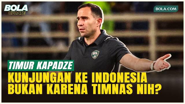 Timur Kapadze akhirnya menjawab pertanyaan soal tujuan dirinya datang ke Indonesia di tengah rumor menjadi kandidat pelatih Timnas Indonesia. Dalam kunjungan pertamanya, Kapadze menghadiri undangan Effendi Gazali dan bahkan menunaikan salat Jumat di ...