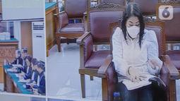 Terdakwa kasus pembunuhan berencana Brigadir Yosua Hutabarat, Putri Candrawathi menjalani sidang lanjutan di Pengadilan Negeri Jakarta Selatan, Jakarta, Kamis (2/2/2023). Diketahui sebelumnya Putri Candrawathi dituntut 8 tahun penjara. (Liputan6.com/Faizal Fanani)