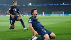 Hujan gol tersaji saat Paris Saint-Germain menundukkan Bayern Munchen dengan skor 5-4 pada leg pertama semifinal Liga Champions UEFA di Parc des Princes, Rabu (29/4/2026) dini hari WIB. (AP Photo/Aurelien Morissard)