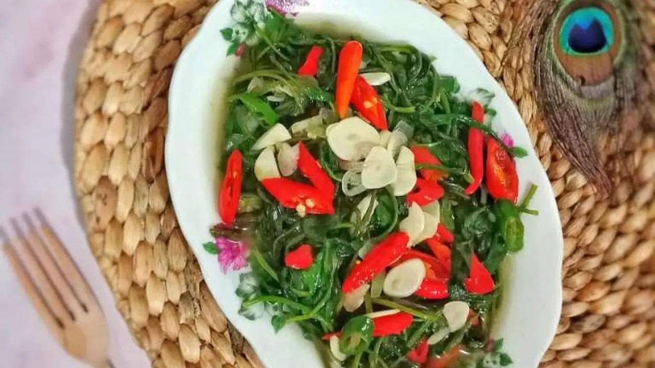 Cah Kangkung Bawang Putih
