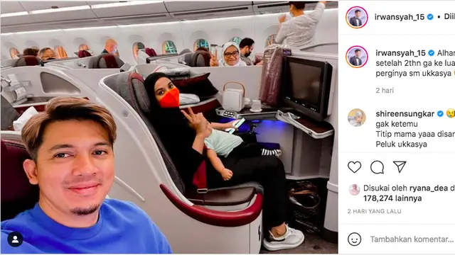 Irwansyah dan Zaskia Sungkar Jadi Perbincangan Gara-Gara Bawa Bayinya Terbang ke Luar Negeri