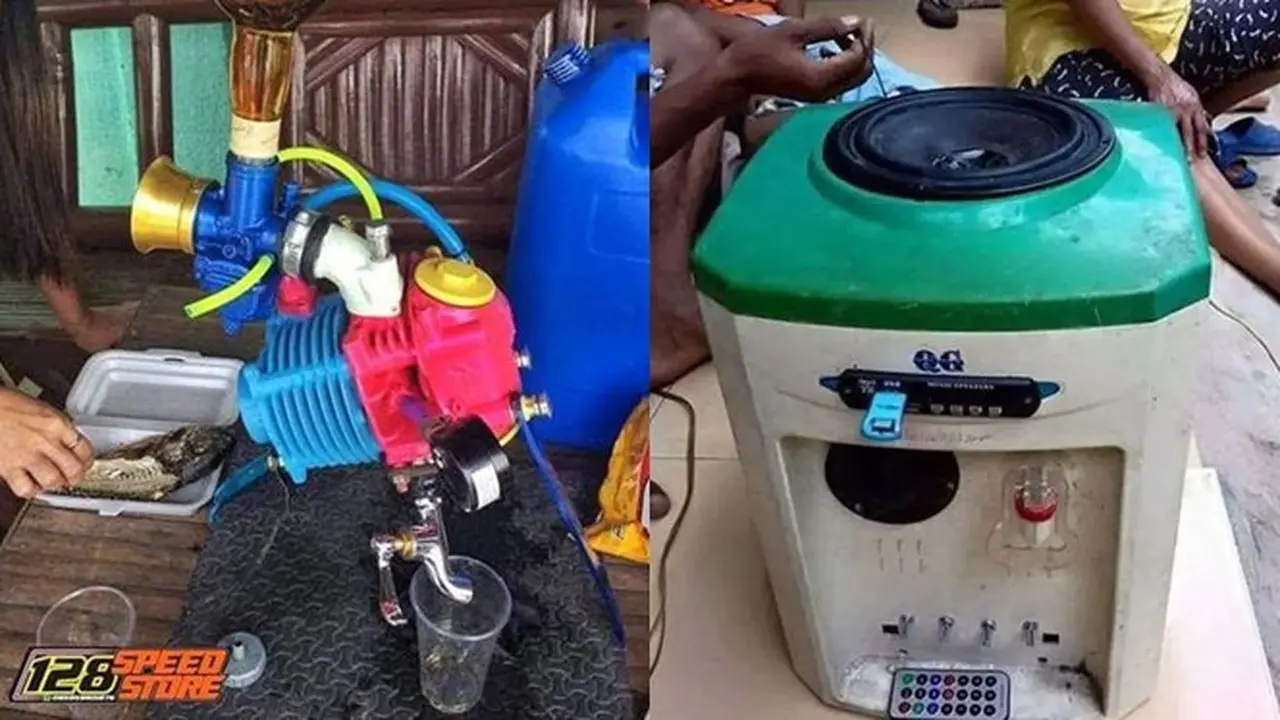 6 Potret Dispenser Ini Nyeleneh Banget, Kocak
