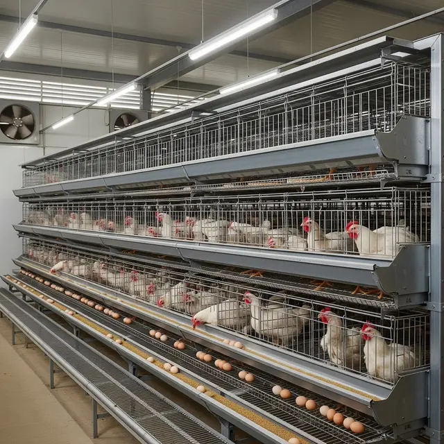 Model Kandang Ayam Khusus Petelur Agar Produksi Telur Lebih Optimal (AI)