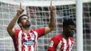Diego Costa merupakan penyerang andalan Atletico Madrid pada tahun 2010 hingga 2014. Berkat penampilan impresifnya, dirinya kemudian diboyong menuju Chelsea. Pada tahun 2018, Ia memutuskan untuk kembali ke Los Rojiblancos dan mencetak gol pada debutnya melawan Getafe. (Foto: AFP/Oscar Del Pozo)