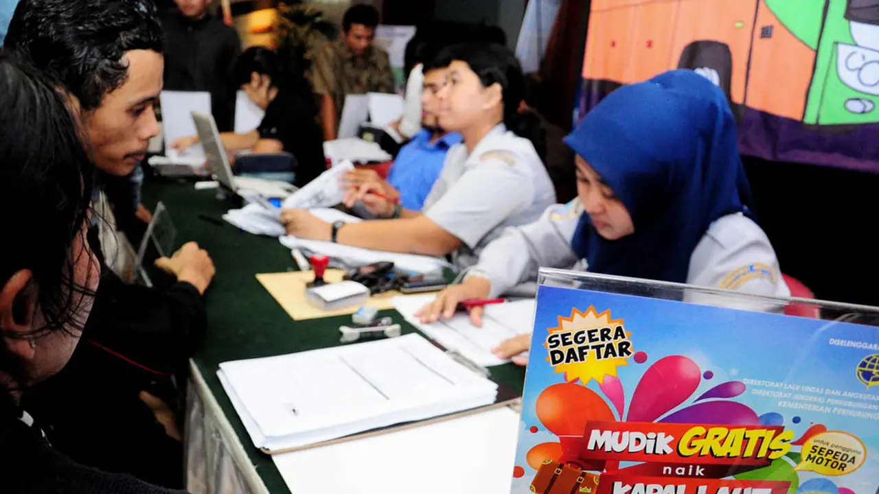 Warga Serbu Mudik Gratis Kemenhub