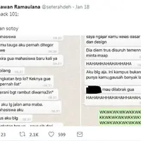 Nge-bully jangan dijadikan hobi karena hasilnya akan bikin malu diri sendiri. Kisah Mahasiswi labrak dosennya ini kocak abis. (Foto: Screen capture Twitter)