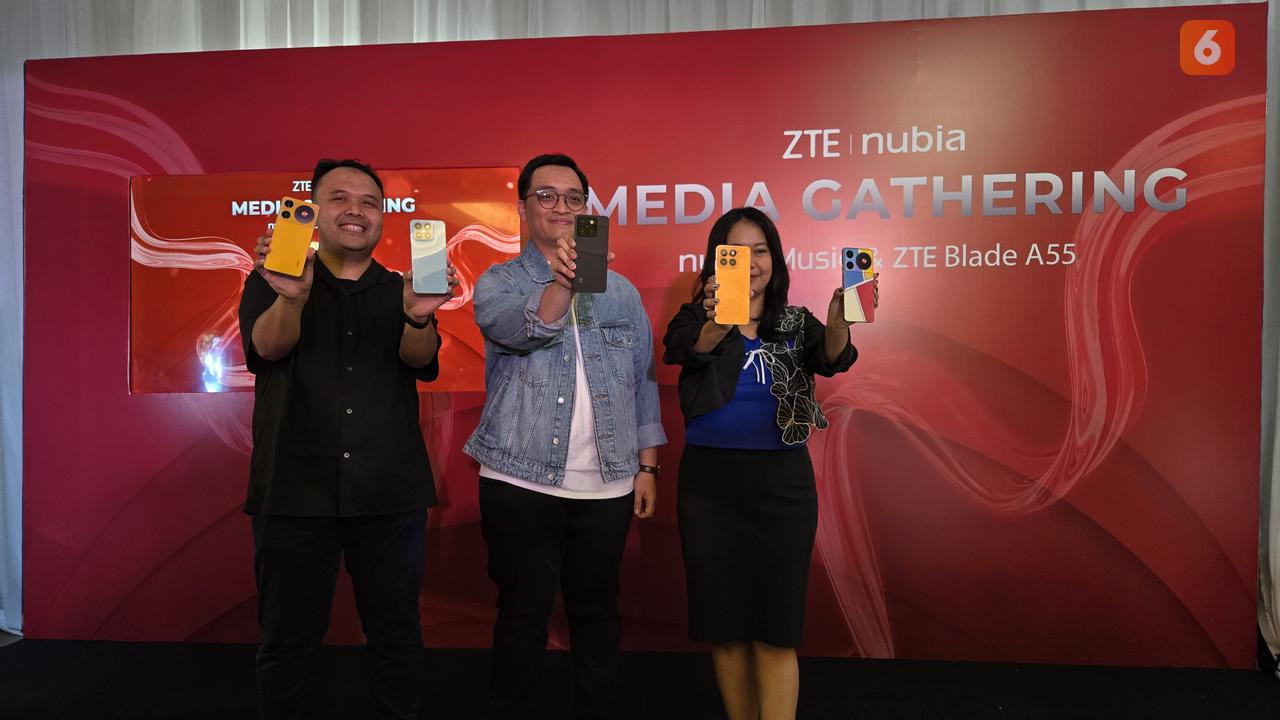 ZTE merilis Nubia Music dan Nubia Blade A55. (Liputan6.com/ Agustin Setyo Wardani)