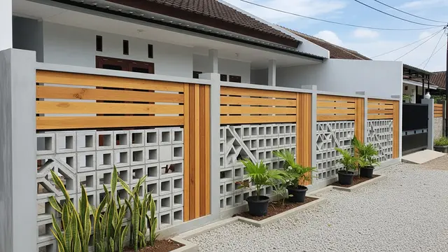 Ide Pagar Roster Modern yang Membuat Rumah Tampak Lebih Rapi/Gemini AI