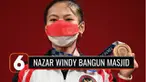 Rasa bahagia dan bangga turut dirasakan kedua orang tua Windy Cantika Aisyah. Kepada sang ibu, sebelum bertanding, Windy sempat bernazar ingin membangun masjid jika berhasil meraih medali olimpiade di Tokyo, Jepang.