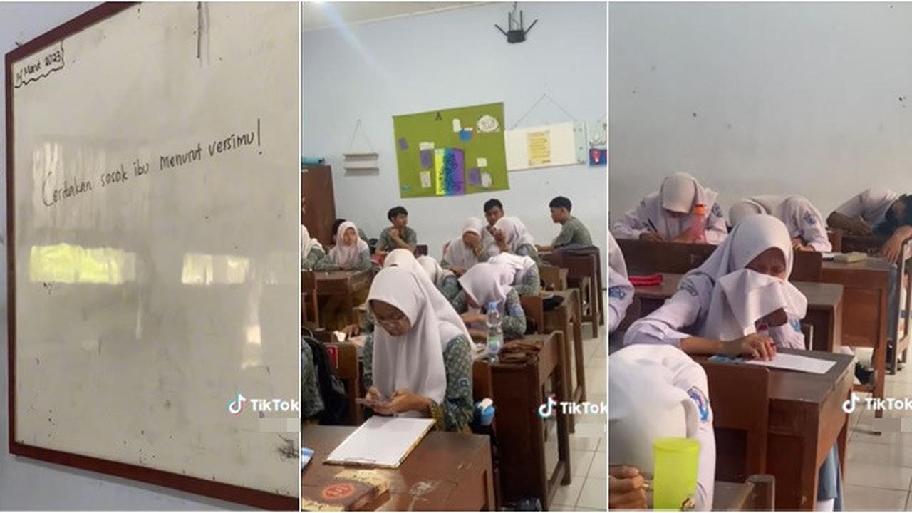 Momen Haru Murid Ceritakan Sosok Ibu Versinya, Sontak Satu Kelas Menangis