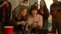 Kendali untuk Nintendo Switch ini mungkinkan bermain dengan teman. (Foto: Nintendo)