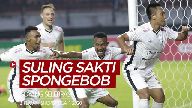 Berita video pemain-pemain di Shopee Liga 1 2020 yang telah menunjukkan selebrasi gol dengan goyang TikTok berlagu Suling Sakti Spongebob. Siapa saja mereka?