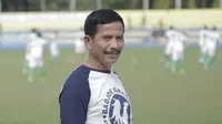 Pelatih PSMS Medan Djadjang Nurdjaman. (Liputan6.com/Reza Efendi)