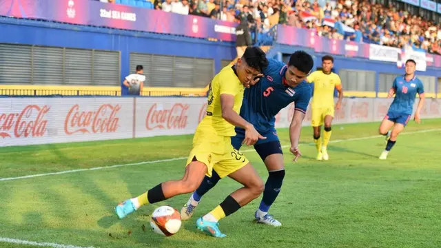 Thailand vs Malaysia di SEA Games 2023