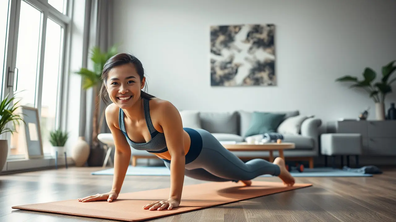 tips workout di rumah