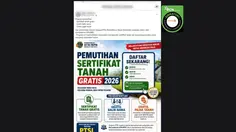 Deretan Hoaks Terkait Sertifikat Tanah, dari Pemutihan hingga Balik Nama