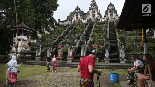Dampak Gunung Agung, Pura Lempuyang Sepi Pengunjung