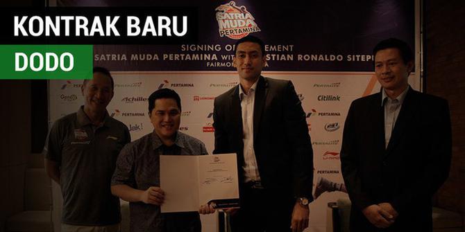 VIDEO: Christian Ronaldo Resmi Perpanjang Kontrak di Satria Muda Pertamina