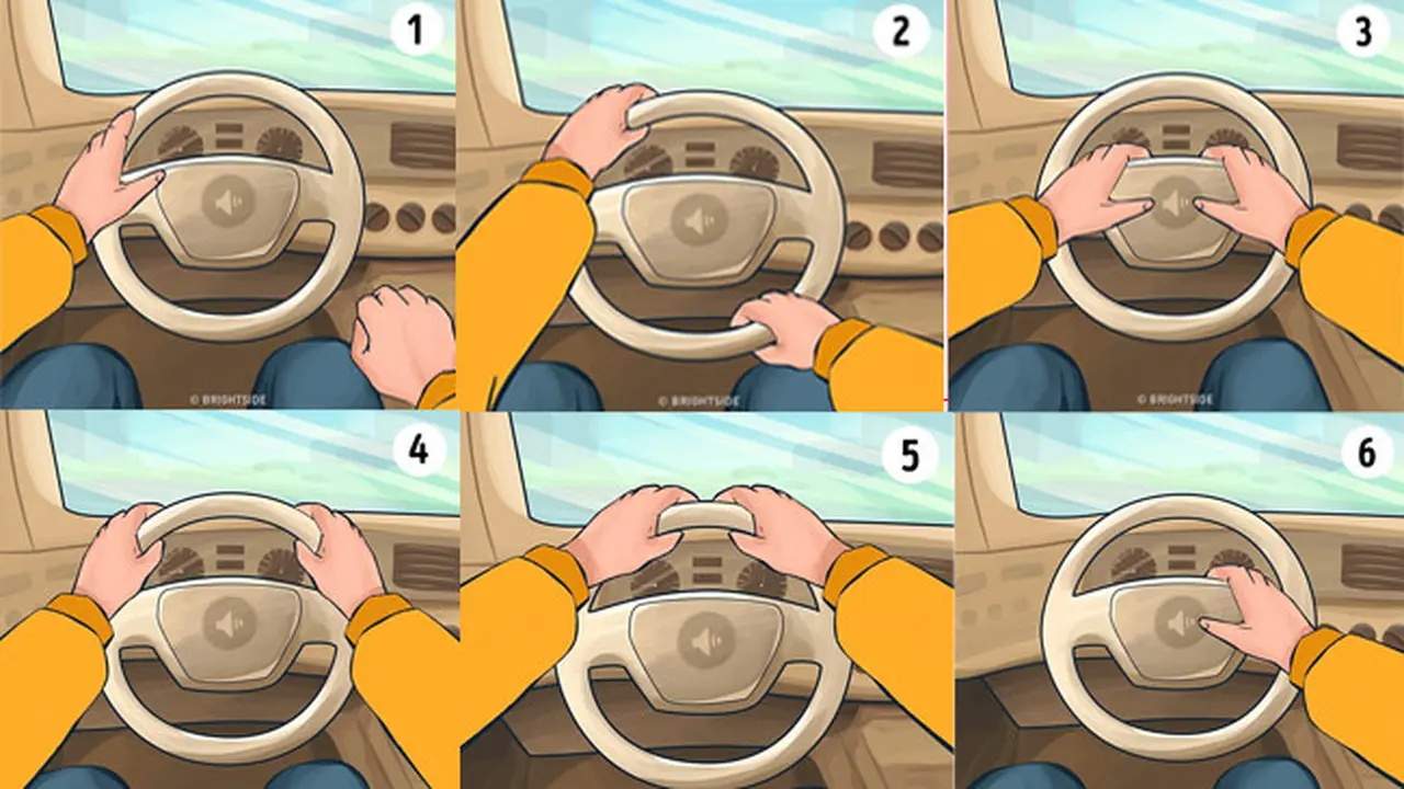6 Cara Memegang Setir Mobil Ungkap Sifat Seseorang