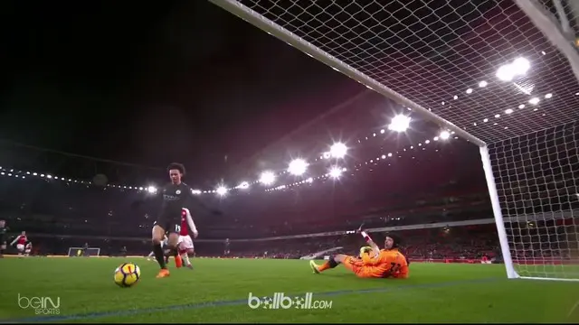 VIDEO: 3 Gol Manchester City ke Gawang Arsenal