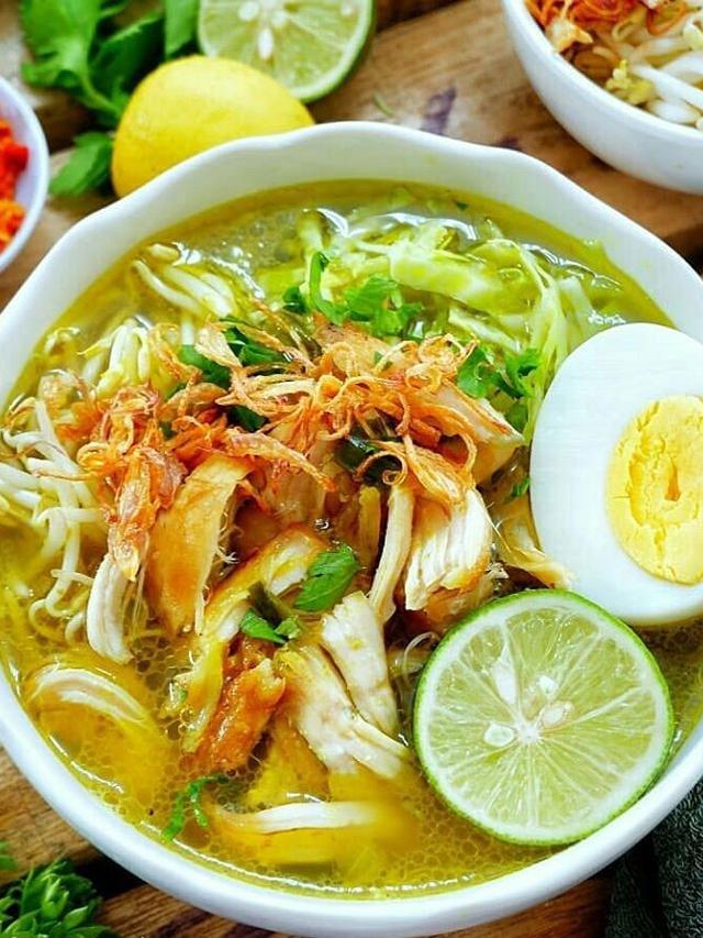 ilustrasi resep soto ayam