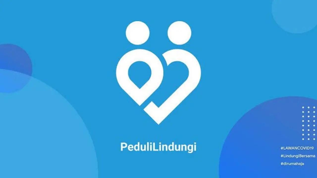 Ilustrasi aplikasi PeduliLindungi