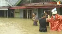 Banjir, 60 Keluarga di Pondok Pinang Mengungsi