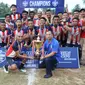 PS Sungai Buluh menjadi pemenang Piala Muhammad Rudi Desa Kote 2022.