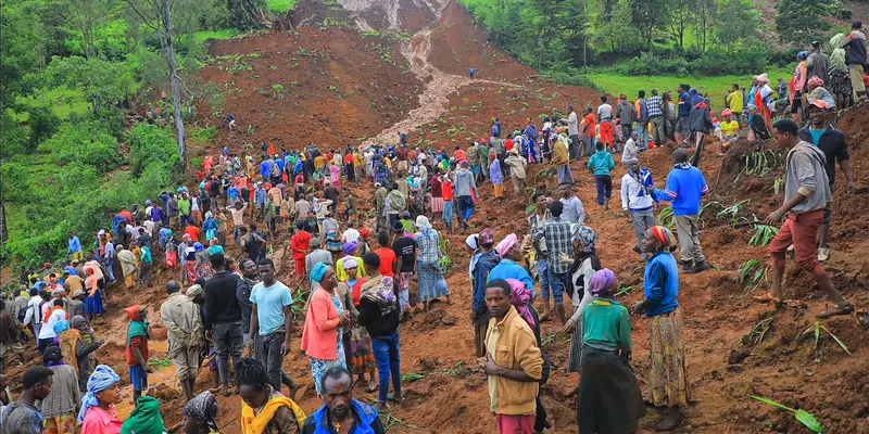 Tanah Longsor di Gofa Ethiopia