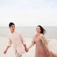 Pemotretan Al Ghazali dan Alyssa Daguise (Sumber: Instagram/winstongomez)